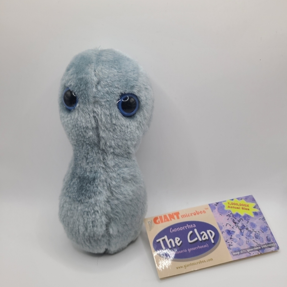 GIANT MICROBES- Gonorrhea- The clap-Stuffed Plush- 2005